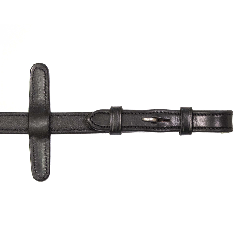 Henry James Xtreme Eventer Rubber Reins - Black-1